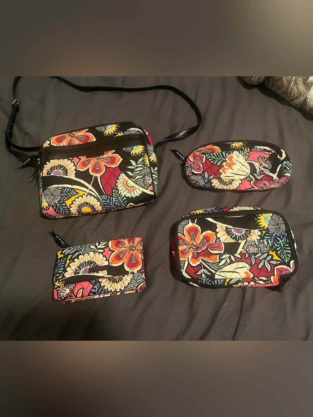 Vera Bradley Kauai Floral Matching Set